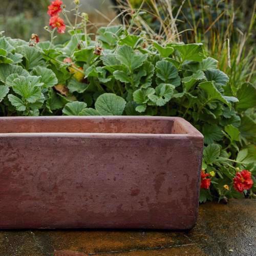 IRONSTONE – PADANA RECTANGULAR TROUGH PLANTER