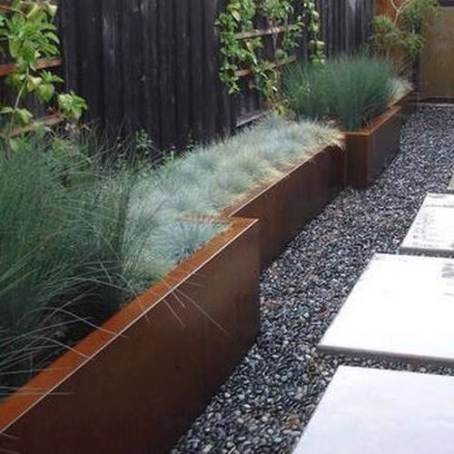 CORTEN STEEL – HONES BARRIER TROUGH PLANTER